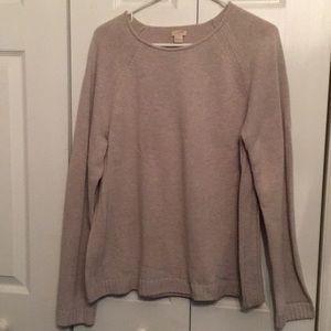 J. Crew Women's Sweater in Light Beige